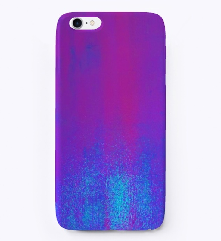 Electric Blue on Purple