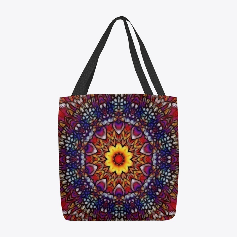 Blue Red Purple Kaleidoscope