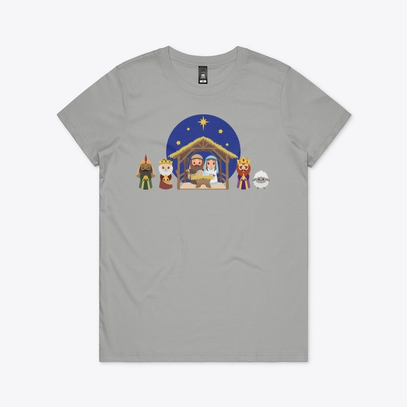 Nativity Manger Cartoon Christmas