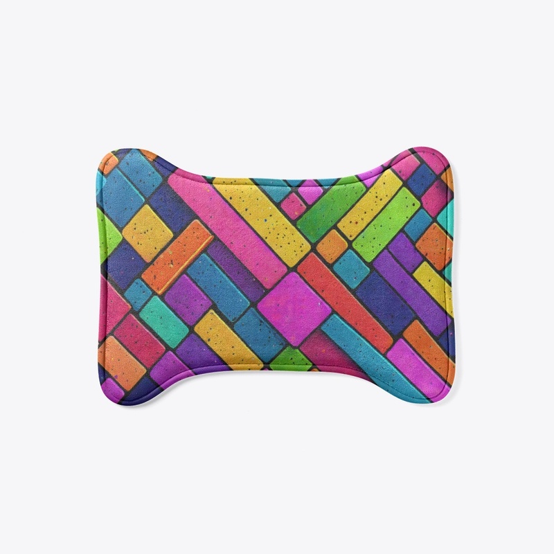Neon Colorblock All-Over Print