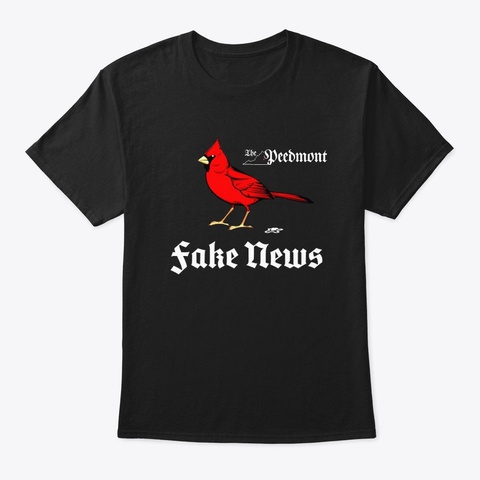 Fake News  Black T-Shirt Front
