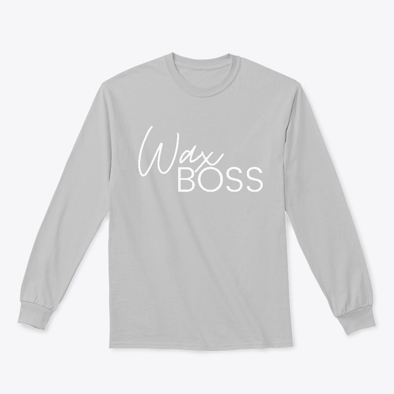 Wax Boss White Lettering