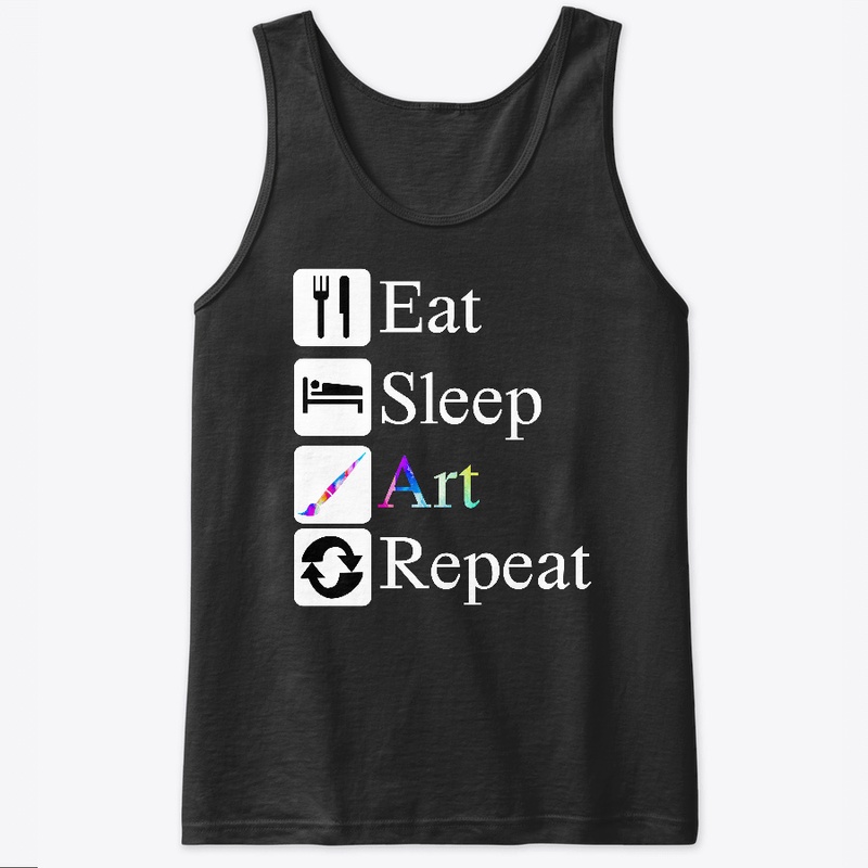 Eat, Sleep, Art, Repeat Shirt