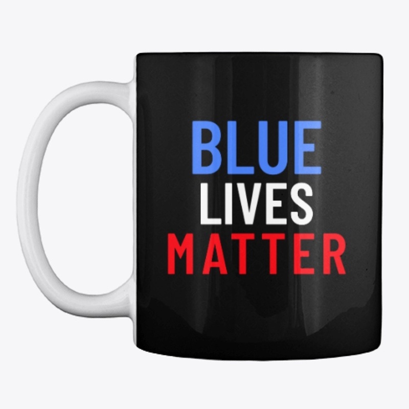 Blue Lives Matter Text