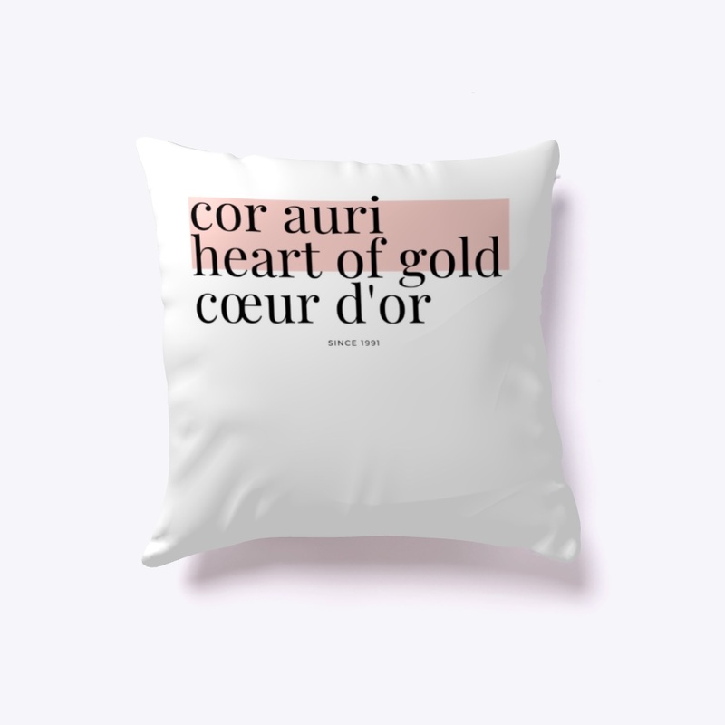 Heart of Gold Accent Cushion