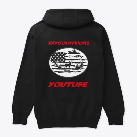 All Outdoors Black Maglietta Back