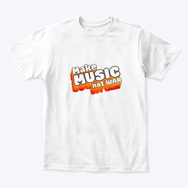 Make Music Not War Retro