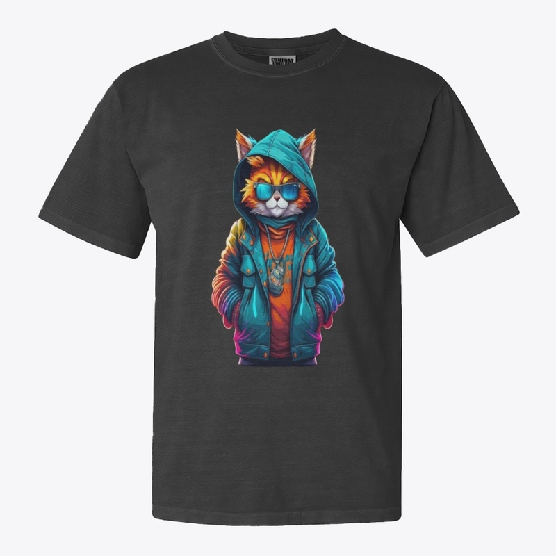 pussy cat print Sweatshirt