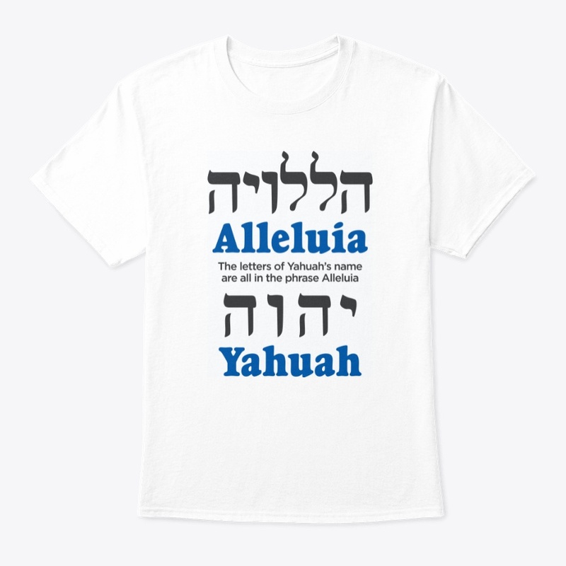 Alleluia & Yahuah's name