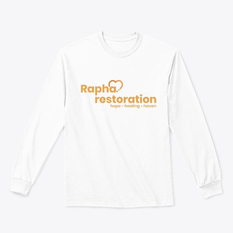 White long-sleeve tee