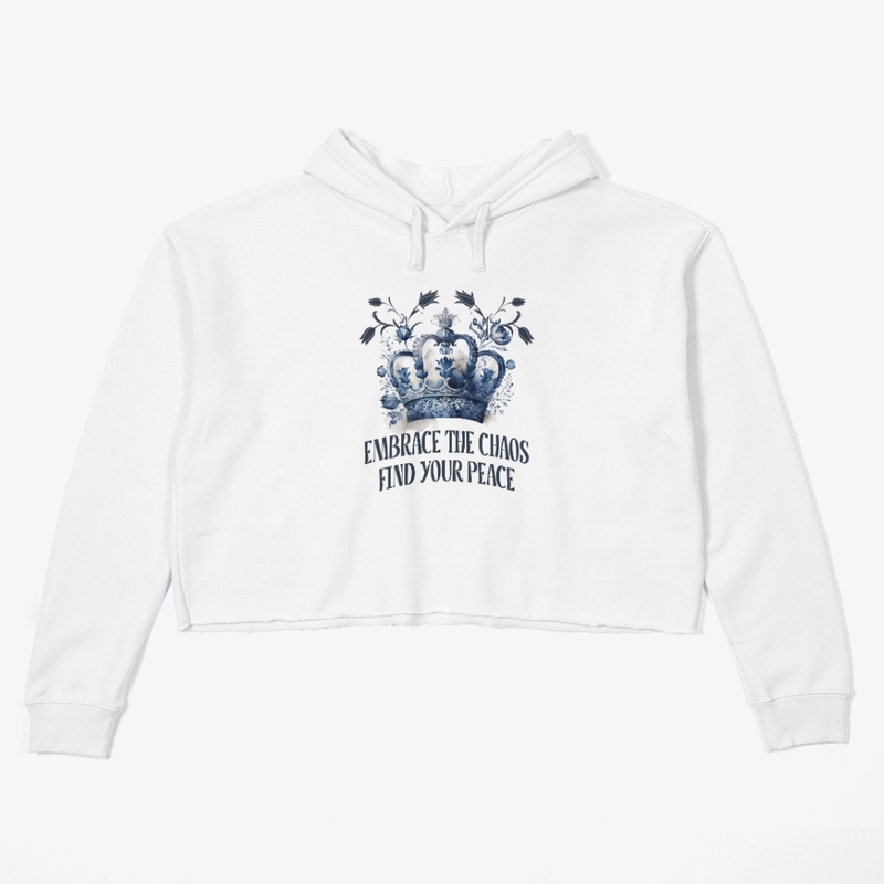 Embrace Chaos To Find Peace Crown Merch