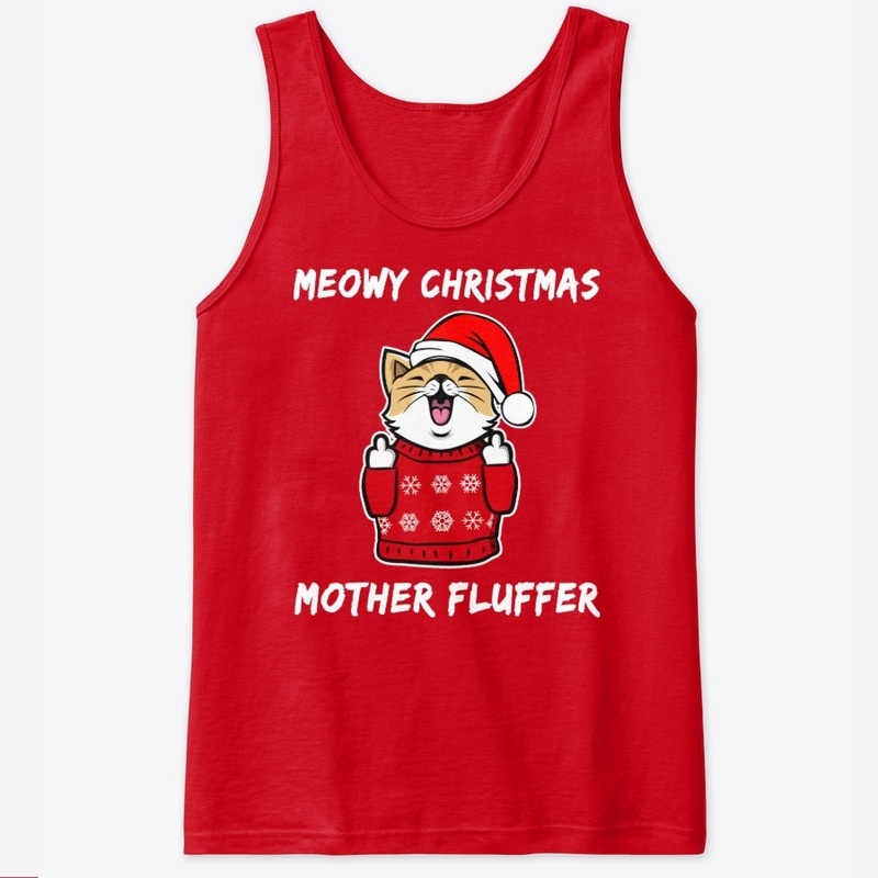 Meowy Christmas Mother Fluffer Cute Tee