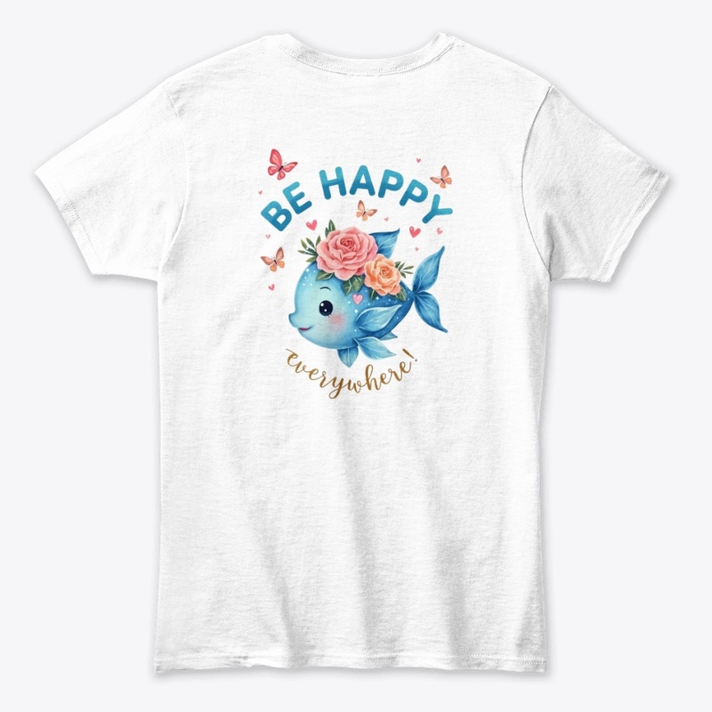 sea fish in blue and crystal