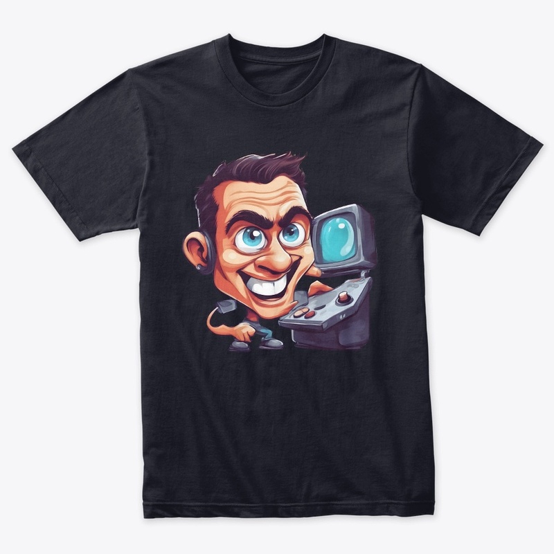 Cartoon Video Gaming T-shirt Design