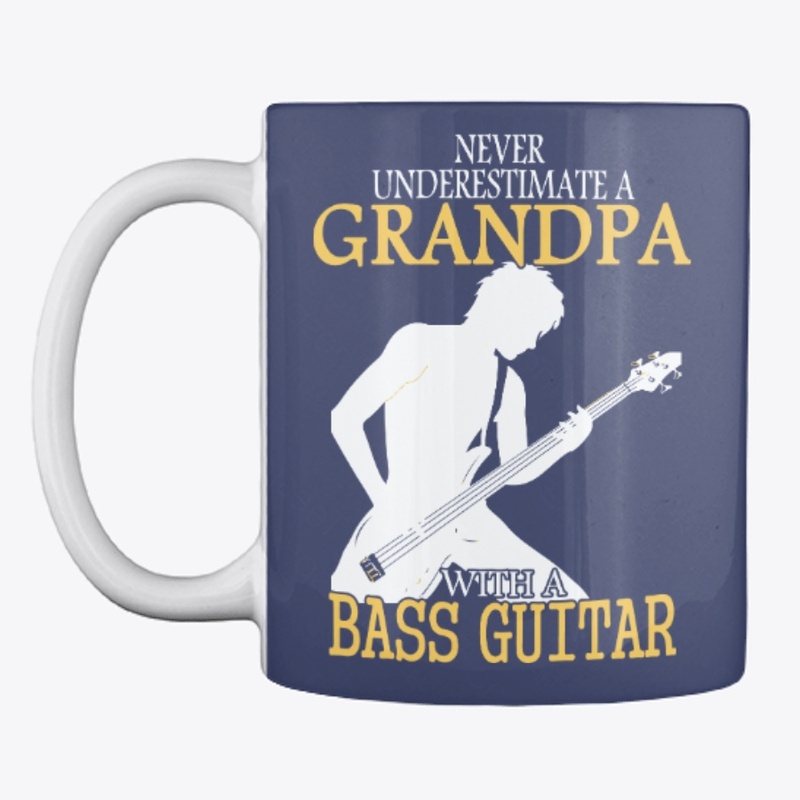 Bass Guitar Grandpa - FRONT