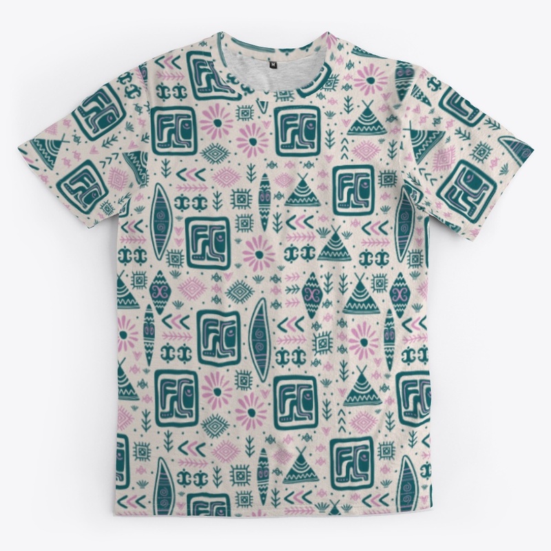 Hand Drawn Ethnic  Aztec African