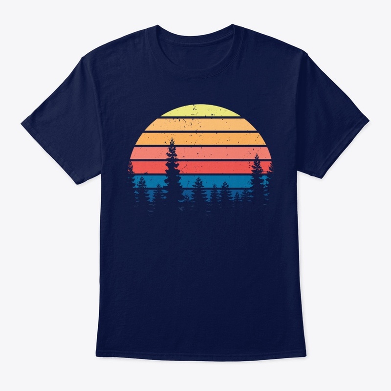 Retro Pine Trees