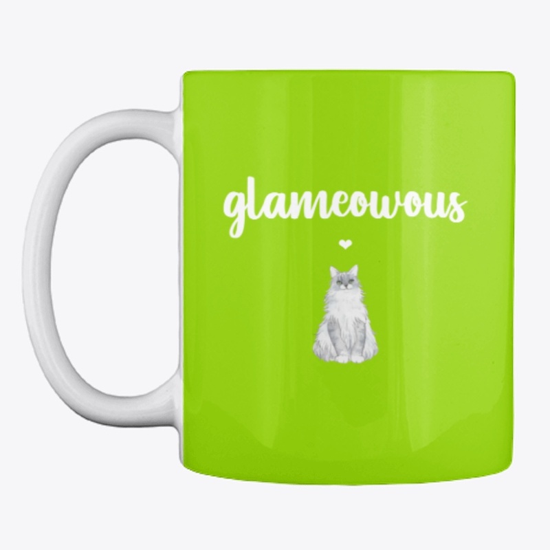 Glameowous Cat Design | Chic Cat Tee
