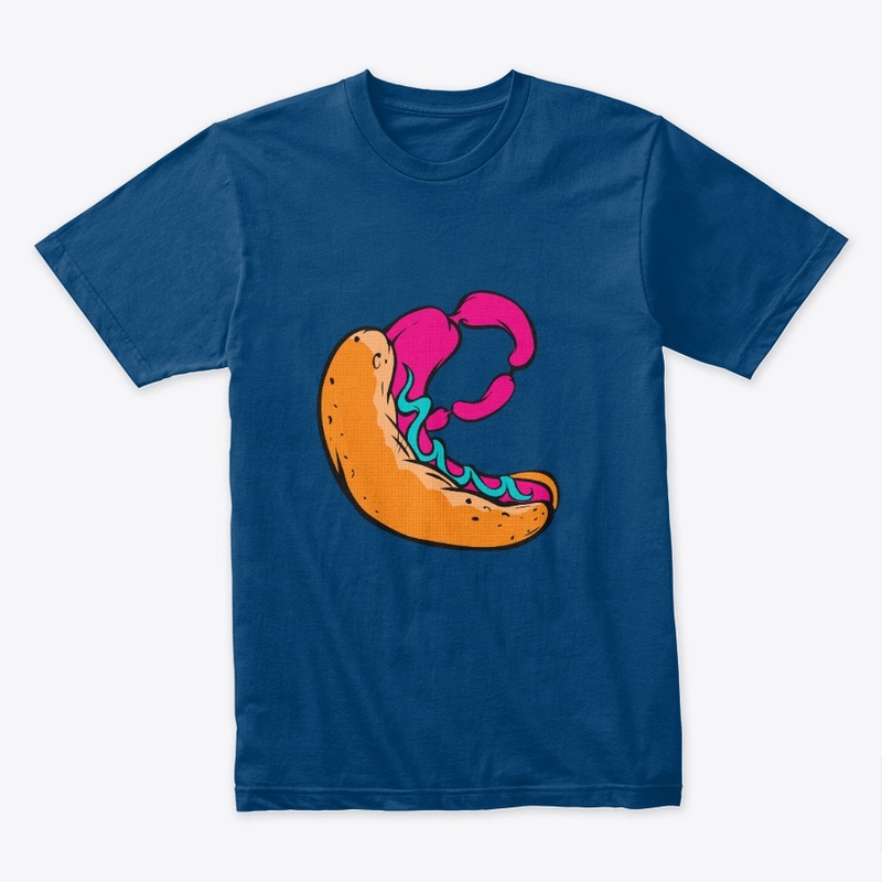 Funny hotdog T-shirt