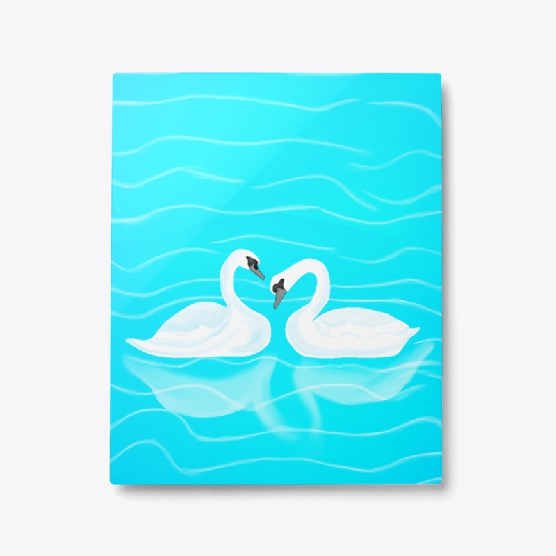 A Pair of Swans - Wall Art