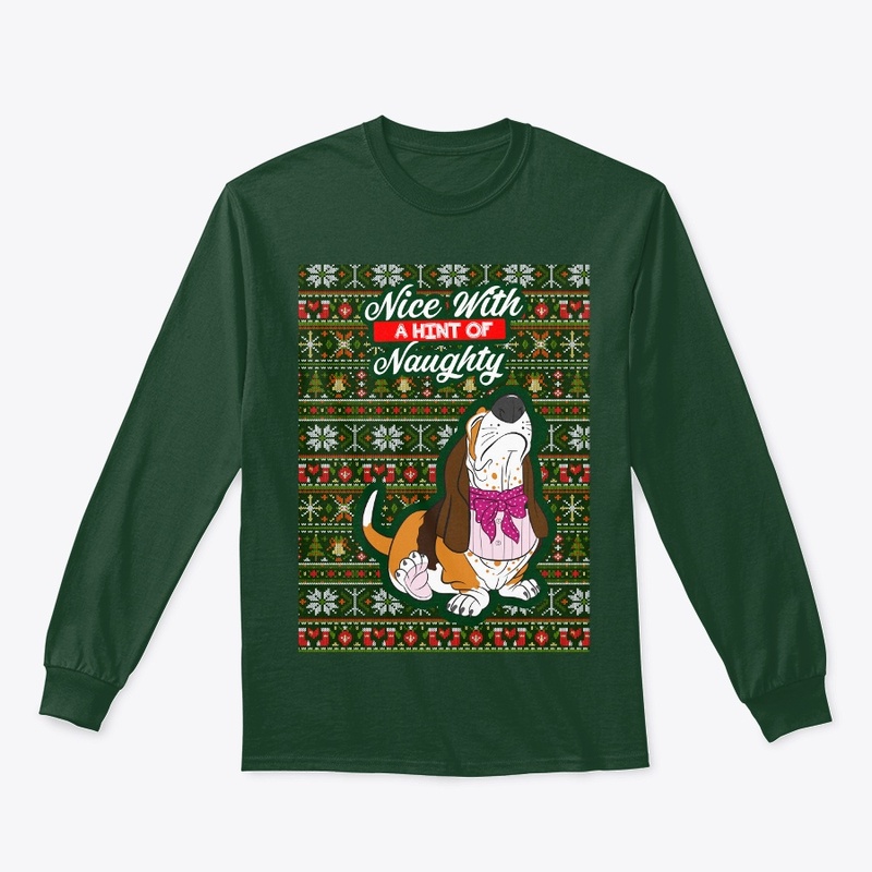 Basset Hound Ugly Christmas Sweater 