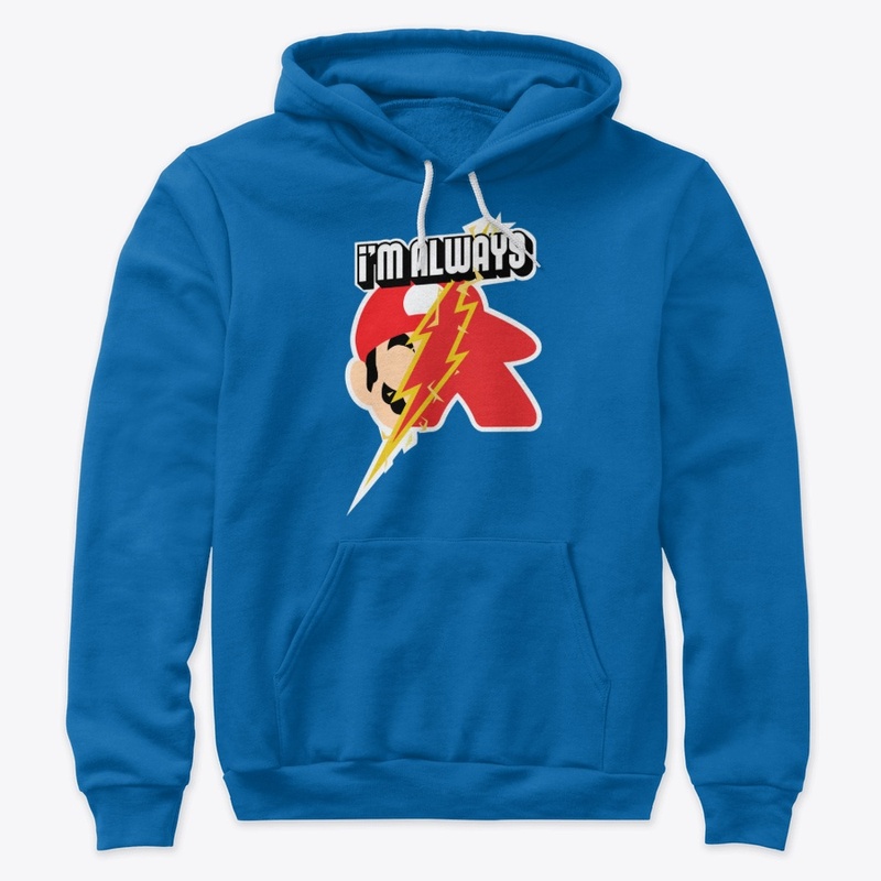 Red Meeple with Lightning Bolt