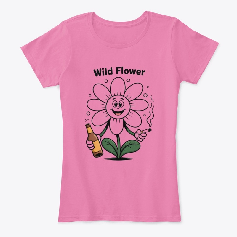 Wild Flower Funny Graphic