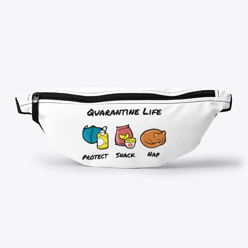Quarantine Life Protect w Mask Snack Nap