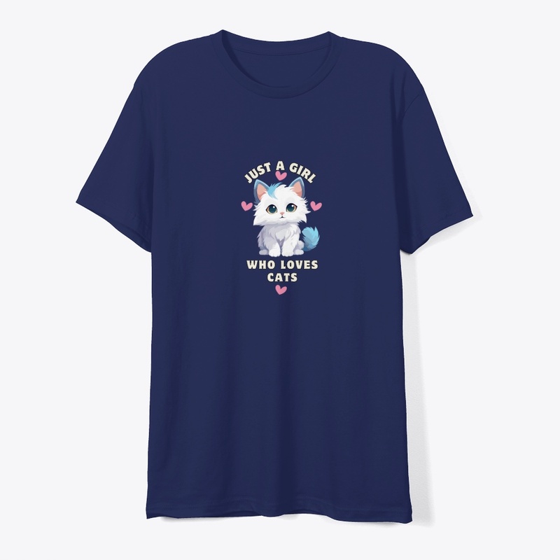 Just A Girl Who Loves Cats Tshirts