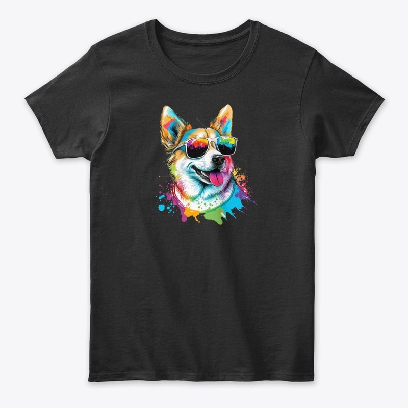 Happy Dog wearing Sunglass 2