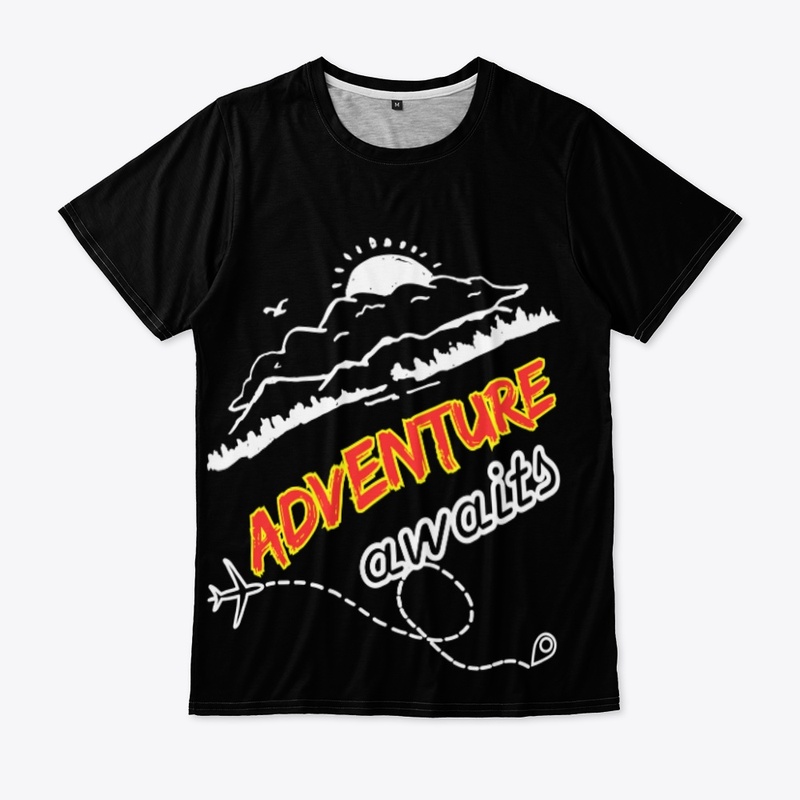 "Adventure Awaits" for travel lovers