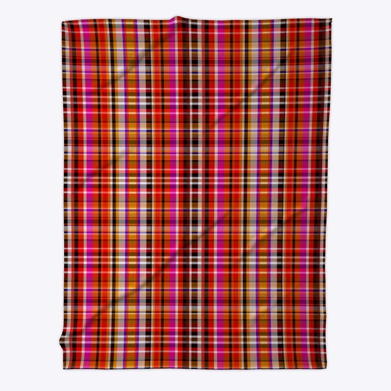 Cozy Plaid Warm Colors
