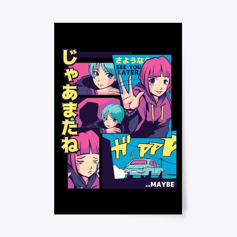 Anime Vaporwave See You Later Maybe