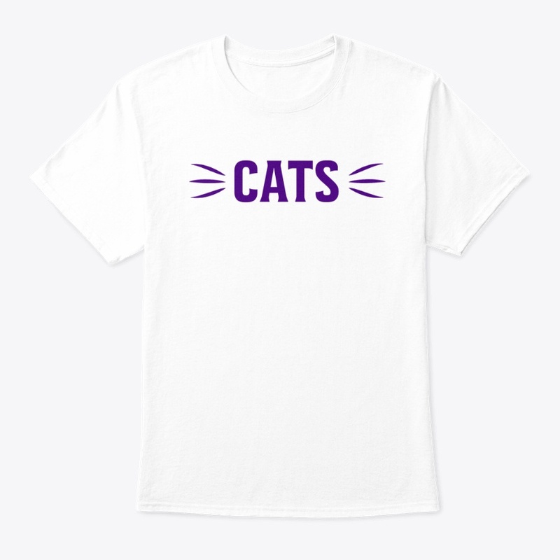 CATS Purple Crew Neck Tee