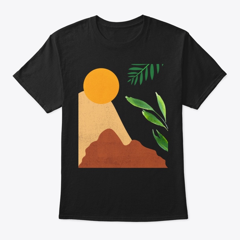 beachy boho graphic tshirt