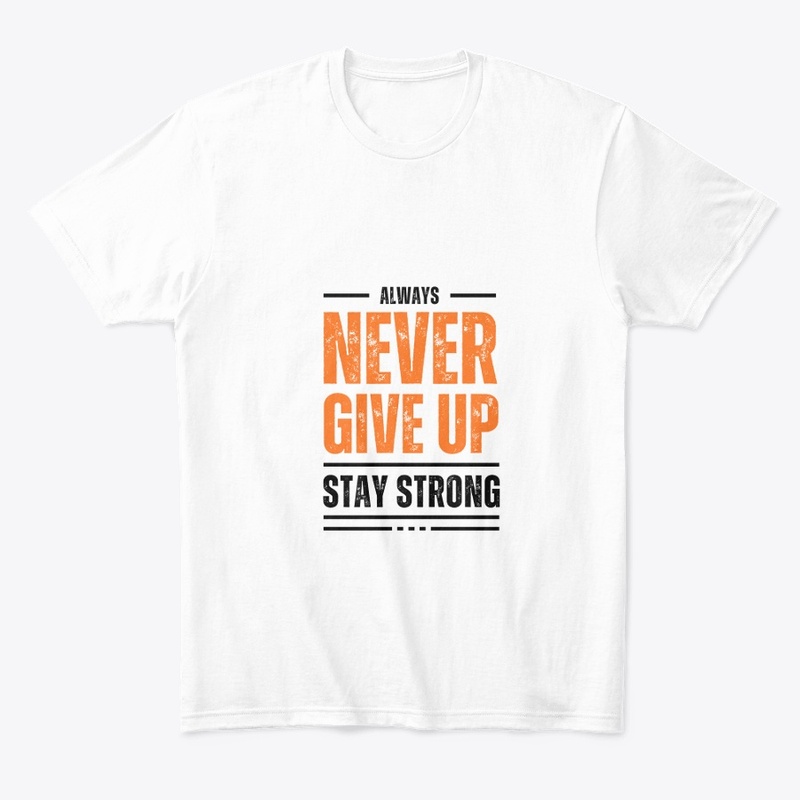 never give up