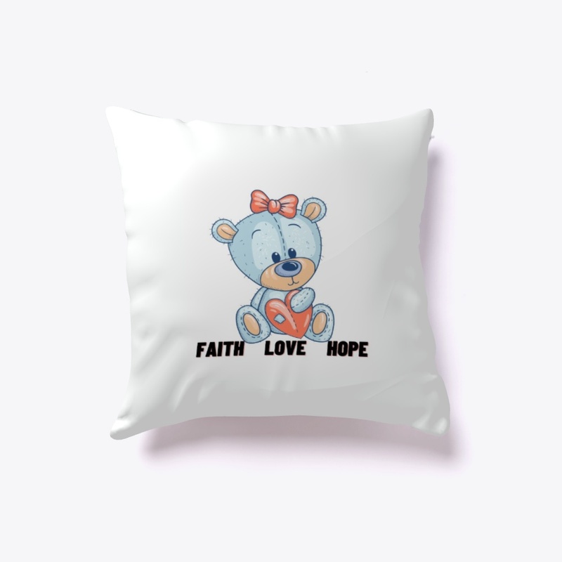 Faith love hope home accessories