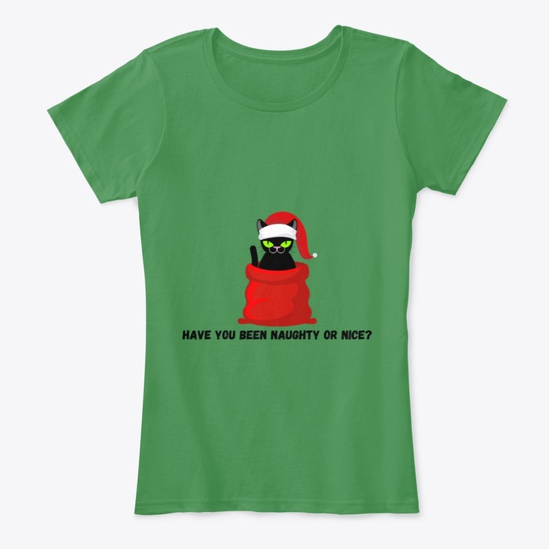 Naughty or Nice Christmas Cat