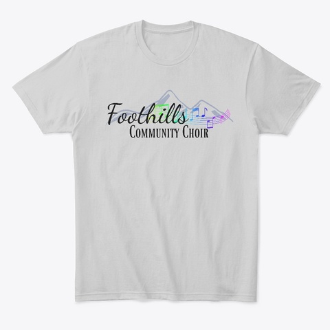 Fcc Logo  Light Heather Grey  T-Shirt Front