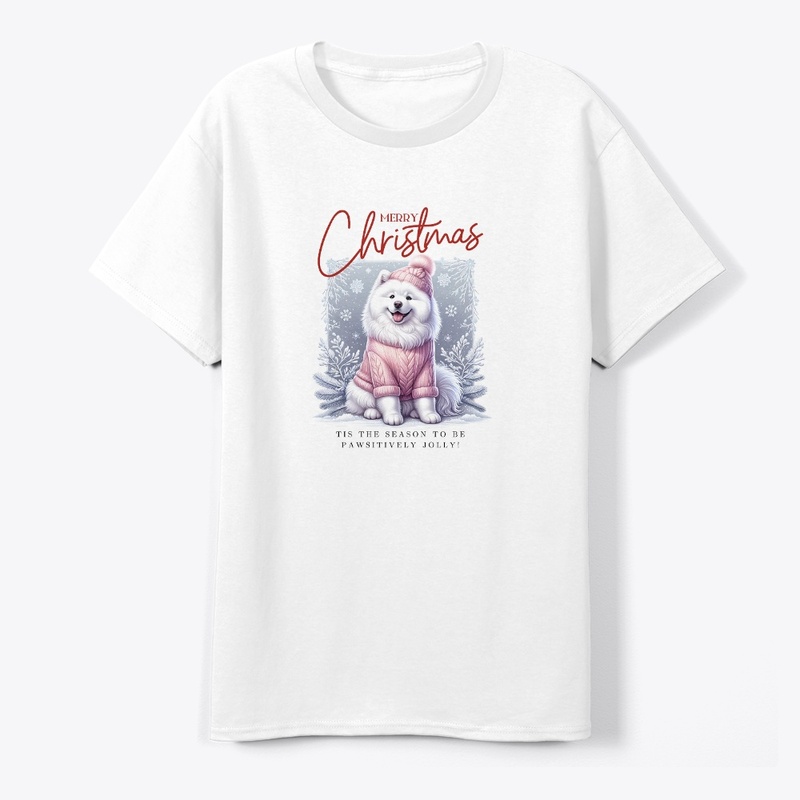 Pawsitively Jolly Samoyed