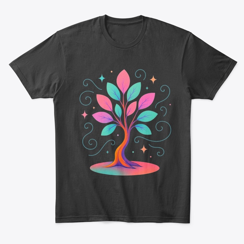Mystical Colorful Tree of Life–Vibrant