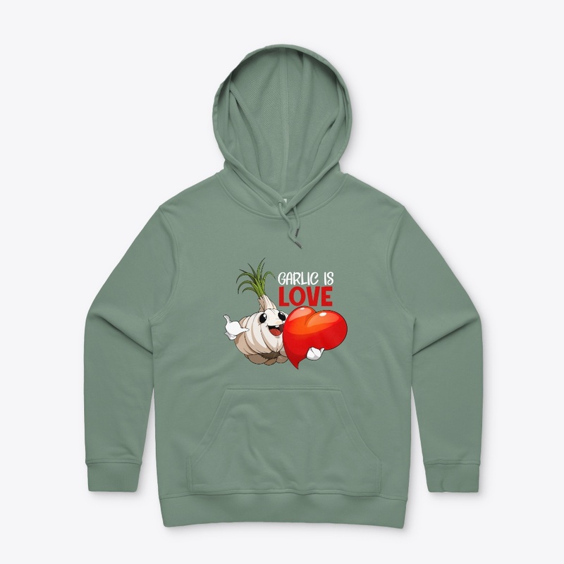 Garlic Is Love (White Lettering)