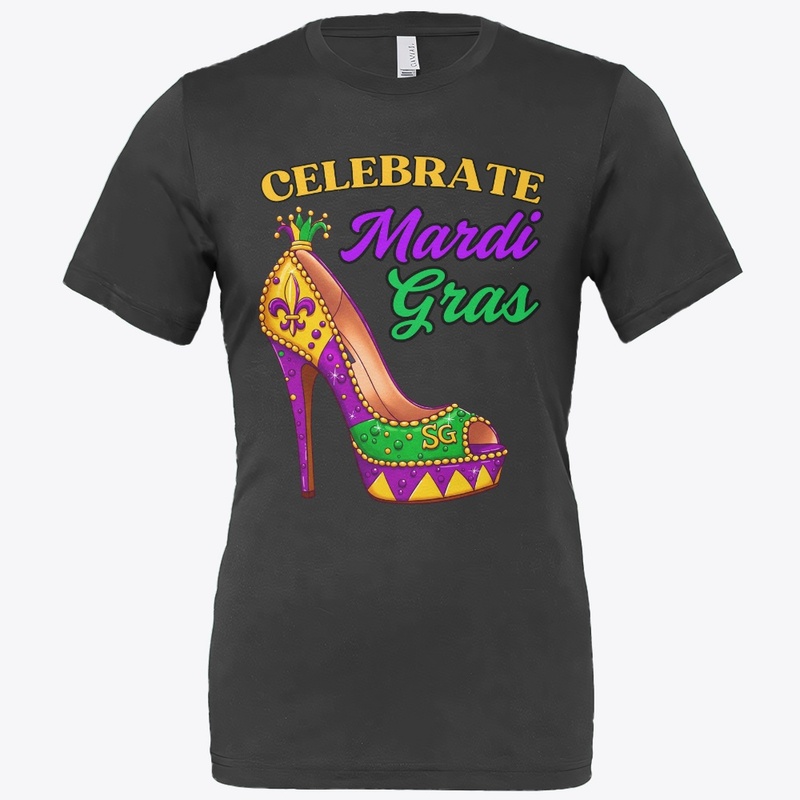 Mardi Gras Stiletto High Heel
