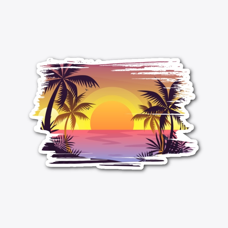Sunset By The Beach