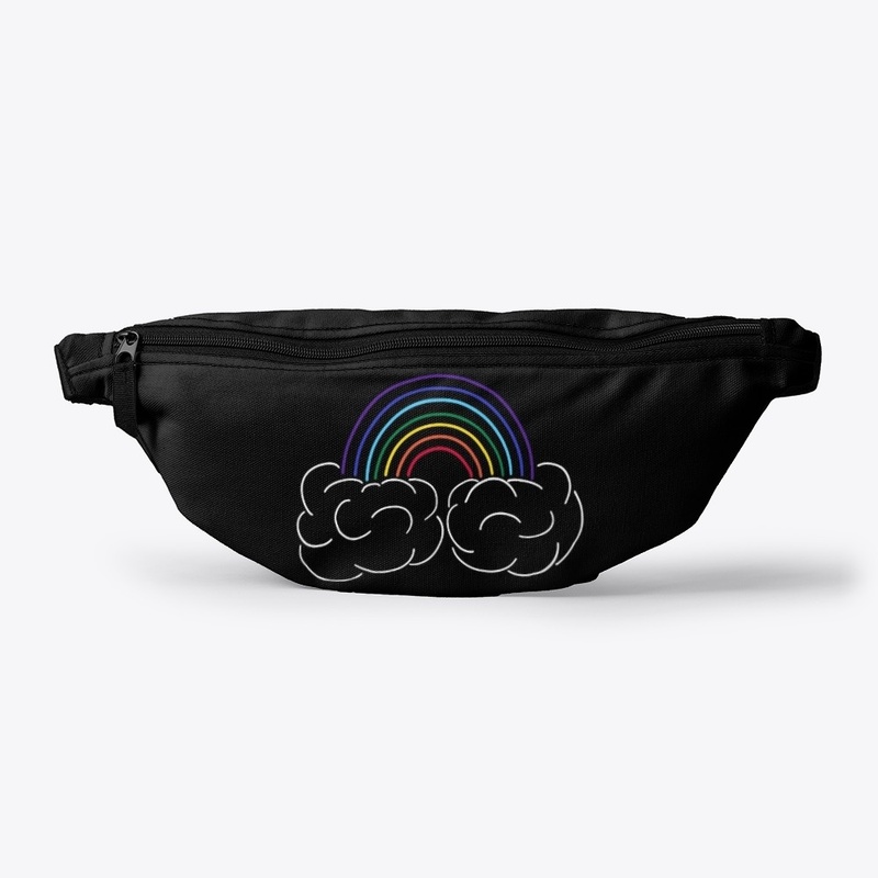 Rainbow and Puffy Clouds