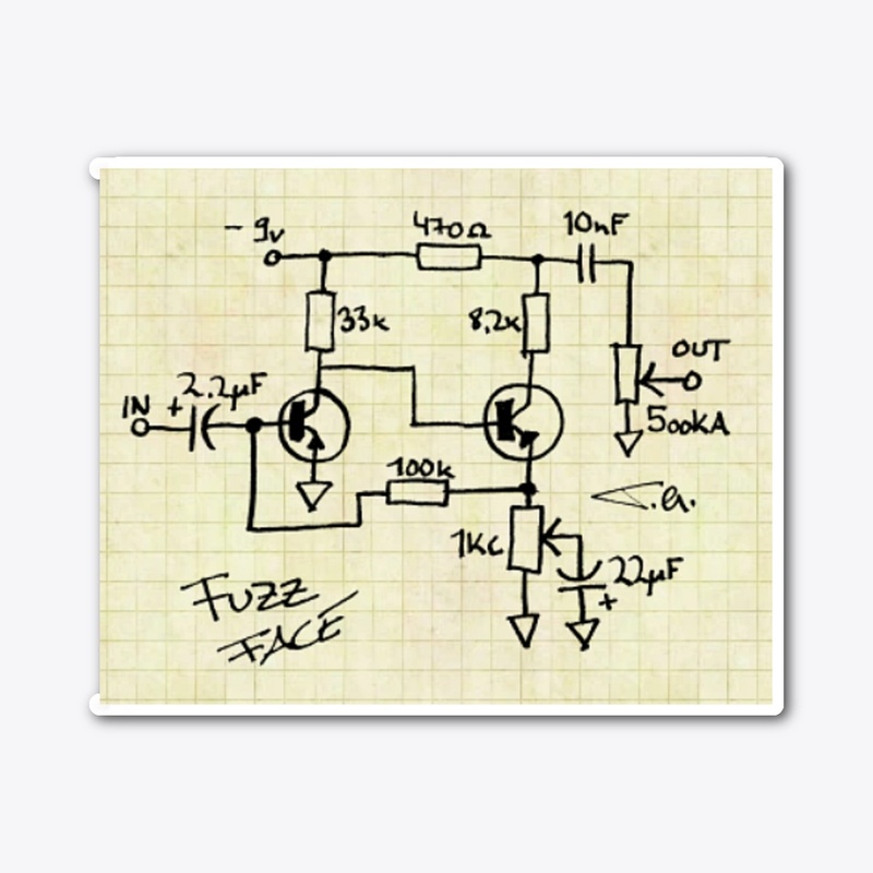 Fuzz Face Schematic Logo