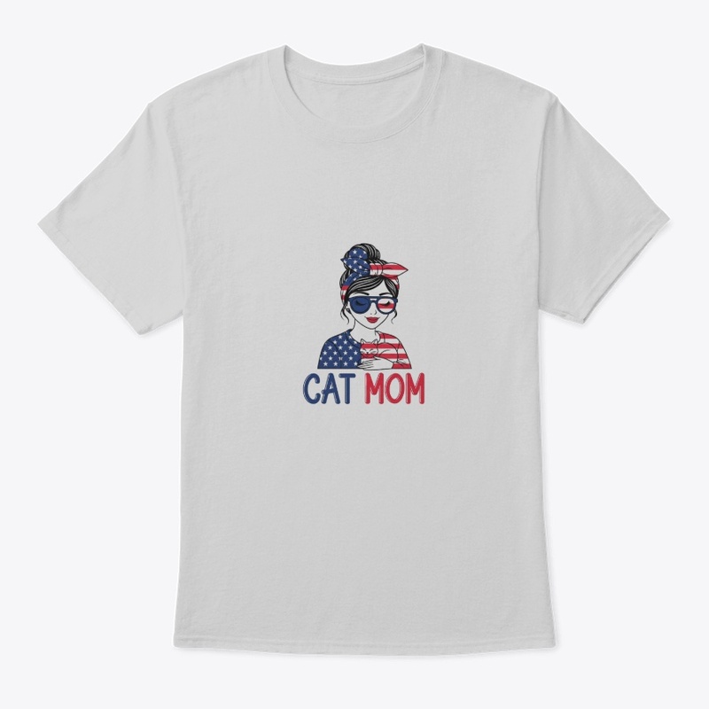 Patriotic Cat Mom - USA Style