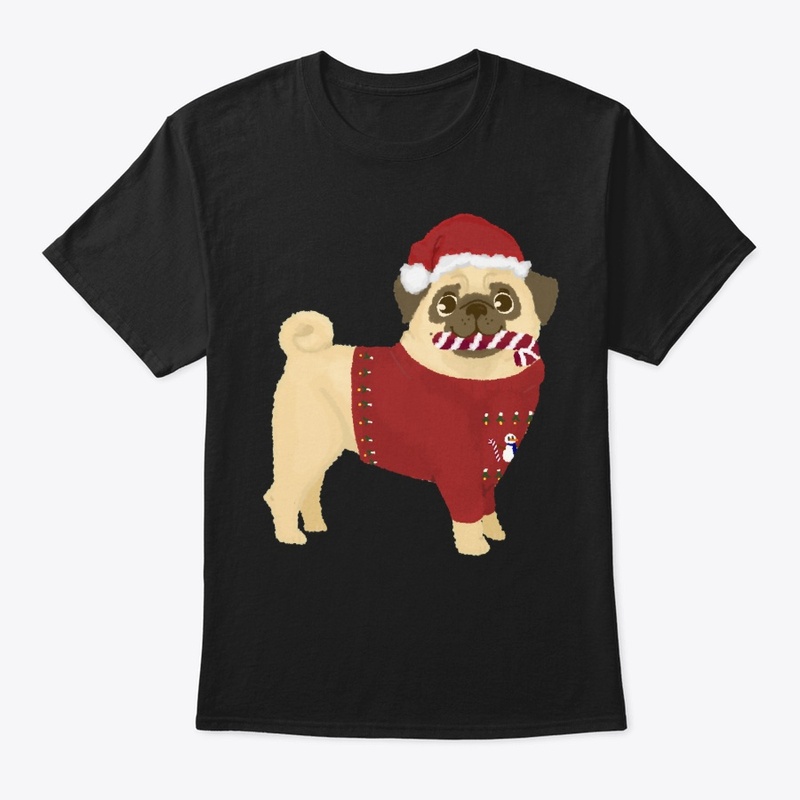 Xmas Pug Classic T-Shirt