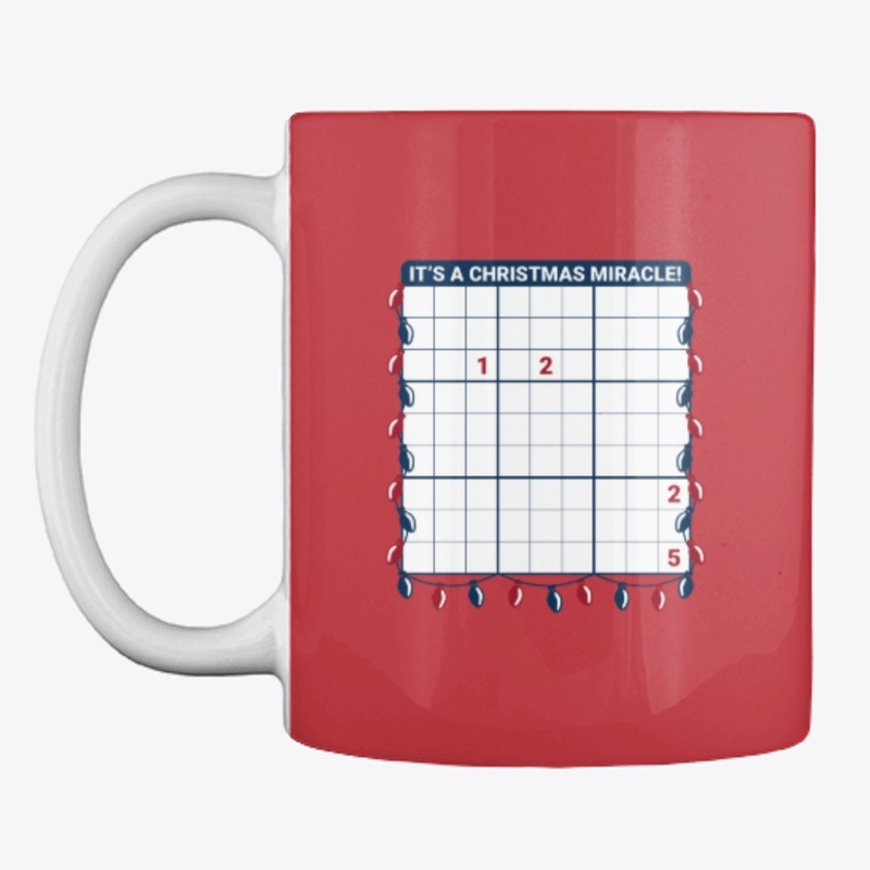 Red Christmas mug
