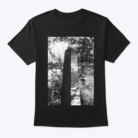 Obelisk Black T-Shirt Front
